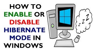 How to Enable or Disable the Hibernate mode in Windows [upl. by Yrogerg222]