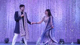 Sangeet Dance  Bride and Groom  Couple performance [upl. by Aikaz]