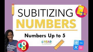 Subitizing 1 to 5 [upl. by Kenleigh]