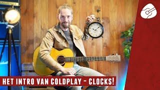 MAKKELIJK GITAAR NUMMER voor beginners Clocks [upl. by Mccarthy]