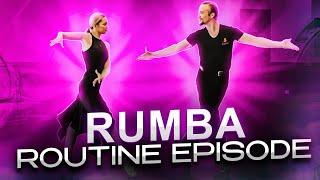 Basic Rumba and Advanced Rumba Routine  Ballroom Mastery TV [upl. by Santa]