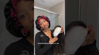 Glueless wig install shorts hdlacewigs wiginstall ameerahtomi [upl. by Anahsal]