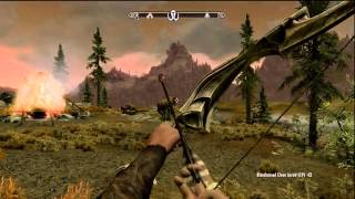 Skyrim Dawnguard Auriels Bow AchievementTrophy Guide Fastest [upl. by Reger]