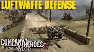 LUFTWAFFE DEFENSE  Company Of Heroes Blitzkrieg Mod [upl. by Kobylak]