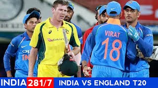 India vs Australia 1st odi 2017 Highlights [upl. by Aennyl]