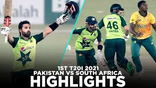 Full Highlights  Mohammad Rizwans Maiden Century  Pakistan vs South Africa  1st T20I 2021  ME1K [upl. by Aprile]