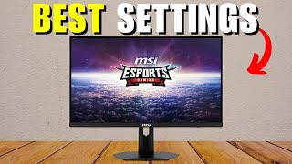 MSI g244f Best Settings [upl. by Aiel]