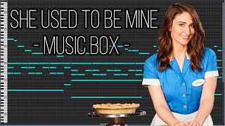 She Used to Be Mine  WaitressSara Bareilles Music BoxMIDI [upl. by Atworth19]