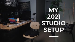 MY 2021 STUDIO DESK TOUR for LIVE STREAMING MUSIC PRODUCTION AND CONTENT CREATION 🔥 [upl. by Aleras]