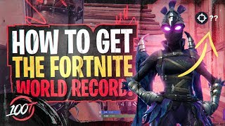 HOW TO BEAT THE FORTNITE WORLD RECORD  100T World Record Challenge Part 2 [upl. by Verge534]