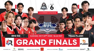 MPL SG Season 6 Playoffs Day 3 Grand Finals [upl. by Elleirda]