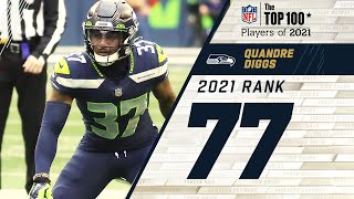 77 Quandre Diggs CB Seahawks  Top 100 Players of 2021 [upl. by Eeloj]