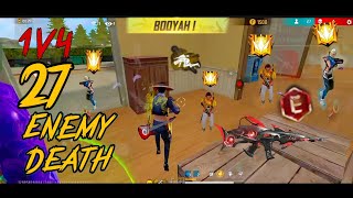 FREEFIRE🔥Solo vs Squad 99 Headshot Rate  Solo Vs Squad Full Gameplay freefire [upl. by Pearla]