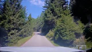 Route Tschiernock Panoramastrasse Austria with Dashcam DAB201 [upl. by Annaed82]