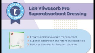 LampR Vliwasorb Pro Superabsorbant Dressing [upl. by Arretal]