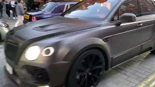 The Mansory Bentley Bentayga is back it’s so sick nice pops too [upl. by Heinrick]