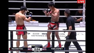 MUANGTHAI VS YODLEKPET MUAY THAI SUPER FIGHT Sep 23 2023 [upl. by Aggappora]