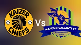 Kaizer Chiefs vs Marumo Gallants South Africa Premier Soccer League Match today Live 2024 [upl. by Hterrag]