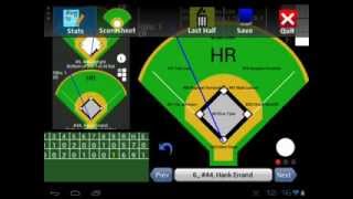 Fixed It Baseball ScoreBook Mobile Demo [upl. by Annabal385]