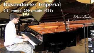 PianoWorks demo of Bösendorfer Imperial made 1986 [upl. by Cybill316]