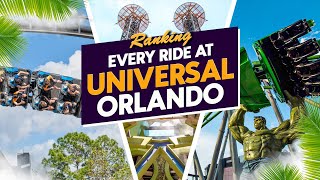 Every Ride at Universal Orlando Resort RANKED 2024 [upl. by Runck779]