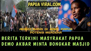 PAPUA BALAS AKSI INTOLERANSI DI JAWA TERHADAP GEREJA MEREKA MINTA TUTUP MASJ8D DAN GEREJA [upl. by Lehcim]