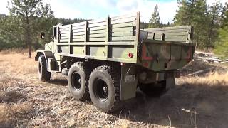 HUGE 46in tires on a M35A2 [upl. by Berthold]