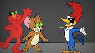 Cartoon Playhouse Leaked Image Jerry and Elmo vs Woody Woodpecker Feel Free to RP [upl. by Intisar]