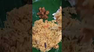 Sunday special  dum chicken biriyani with leg piece gravy fry non veg recipe spicygravy [upl. by Ika]