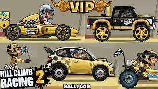 Hill Climb Racing 2 NEW UPDATE  VIP  180 Rally CAR  GamePlay [upl. by Ailiec]