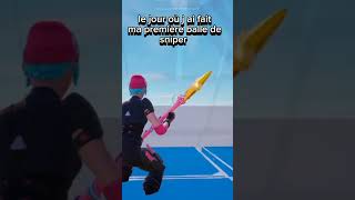 ma premiere balle de sniper fortnite fortniteclips gaming fortnitememes [upl. by Alodi]