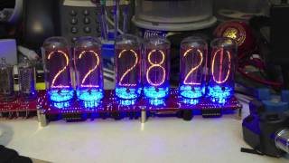 Nixie Clock IN18 [upl. by Aydne]