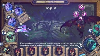 HearthStone Bras de Fer Les 2 Cartes YoggSaron en Force Frotman Vs Arcice [upl. by Naej]