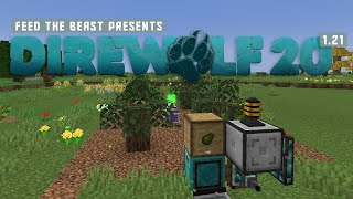 Oak amp Avocado Tree Automation  Direwolf20 121 Ep 22 [upl. by Hildagard810]