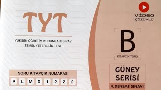 Palme güney serisi tyt 4  Biyoloji çözümleri [upl. by Lyrac]