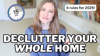 The 5 NEW Decluttering Rules for an Uncluttered and Organized Home  KonMari Your Clutter [upl. by Akkahs]