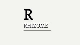 Three Minute Theory What is the Rhizome [upl. by Robenia]