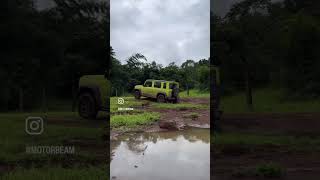 Thar Vs Jimny Offroading shorts thar jimny [upl. by Koziara259]