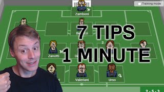 Seven hattrick tips in one minute Do you know them all [upl. by Aliekat232]