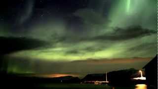 Aurora Borealis at Valhall Krøttøy Norway [upl. by Oregolac]