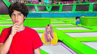 EXTREME HIDE amp SEEK IN TRAMPOLINE PARK [upl. by Rooney]