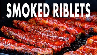 Pork RIBLETS such a cute name Smoked On The Pellet Grill [upl. by Reilly614]