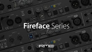 RME FIREFACE 400 QUICK TEST [upl. by Orodoet]