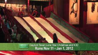 Gaylord Texan ICE and Lone Star Christmas Attractions 2011 [upl. by Cram625]