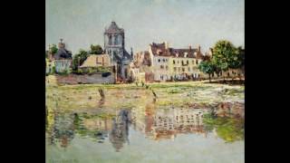 Claude Monet Complete Works Online Gallery Full HD French Impressionist Paintings with Piano [upl. by Attolrahc]