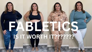 Is it worth it Fabletics  How to use it  Fabletics haul  Tryon  Fabletics review  Size XXL [upl. by Afatsuom171]