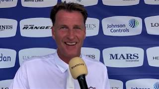 Interview Marc Houtzager na foutloos jachtparcours op Wereldruiterspelen in Tryon 2018 [upl. by Ansley787]