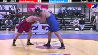 2011 US Open SAT GR 120 KG Nikola Bogojevic vs Peter Kowalczuk Cons Semi [upl. by Kroll]