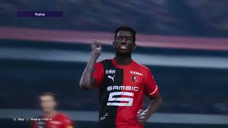 Stade de RennesxPANATHINAOKS PES 2021 GAMEPLAY [upl. by Eislel]