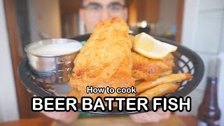 BEST BEER BATTER FISH [upl. by Baalman]